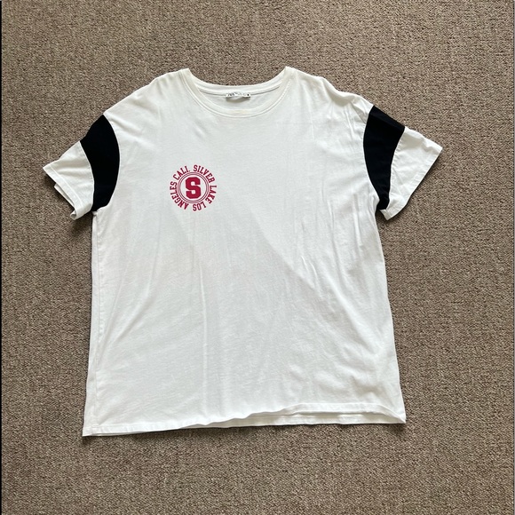 ZARA GRAPHIC T-SHIRT - Picture 1 of 4
